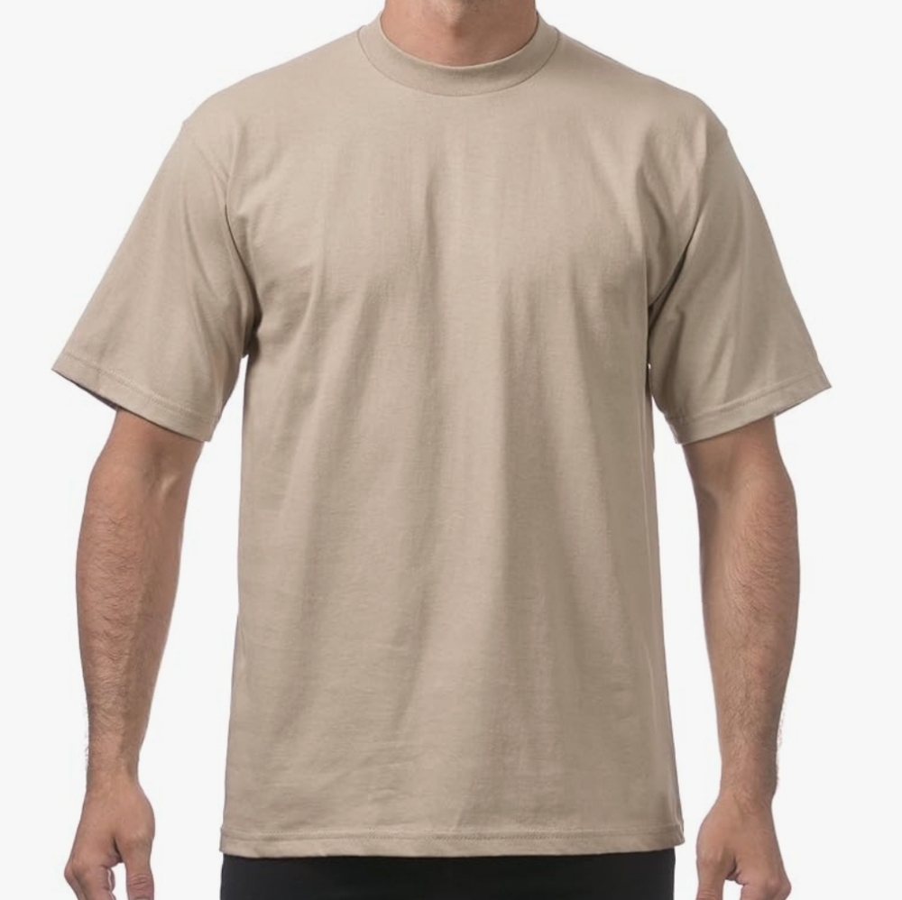Pro Club - Men's Heavyweight Cotton Crew Neck Short Sleeve T-Shirt
